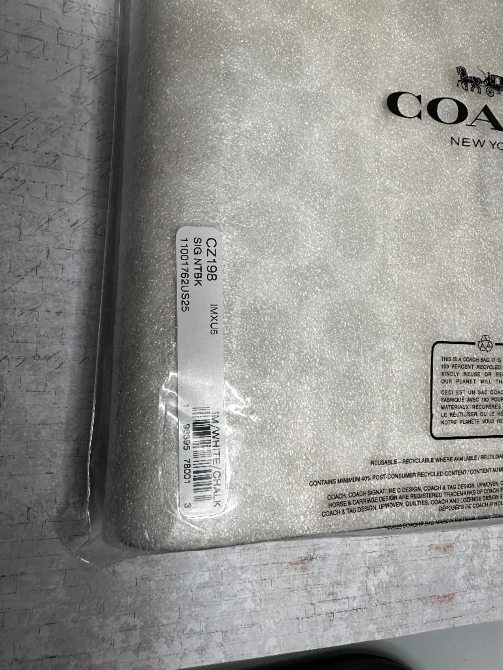 Coach Signature Notebook Cover with Notebook
